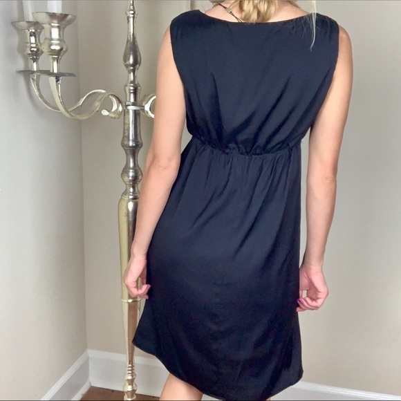 MAX Studio Special Edition Silk Max Studios Ruched Chest Sleeveless Dress - Picture 4 of 5